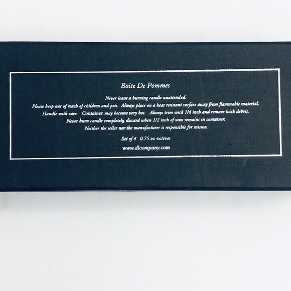 Dl & Co Apple Candles Set Of 4 Mini Apple Candles Boite De Pommes 0.75 Oz - Picture 8 of 9